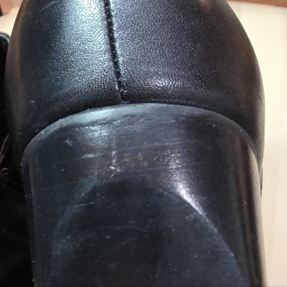 SEYCHELLES BLACK LEATHER UNDER THE STARS WESTERN BOOTIE BOOTS SIZE 8 - Picture 10 of 15